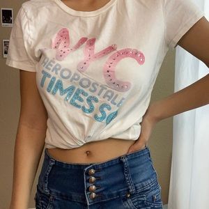 White Aēropostale t-shirt